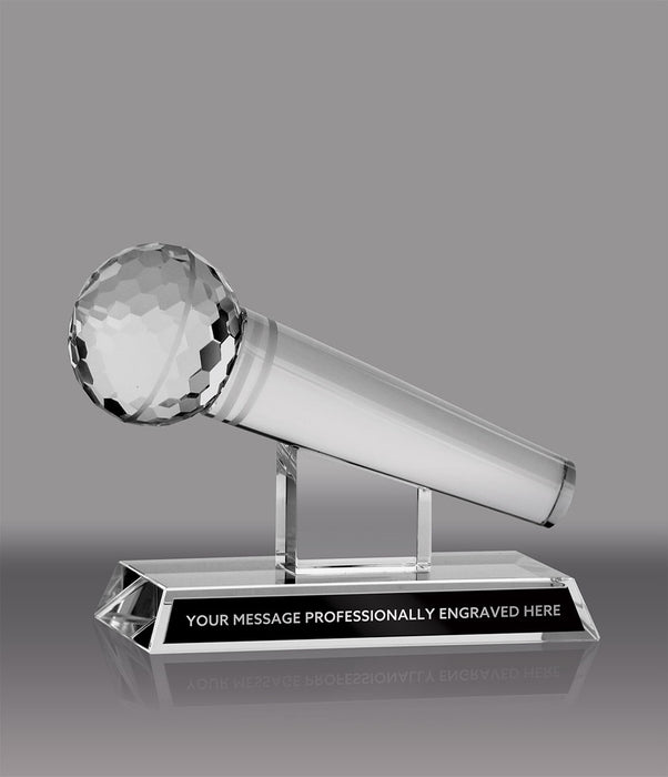 Microphone Crystal Award II