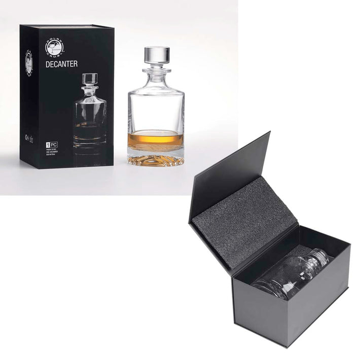 850 ml Personalized Glass Whiskey Decanter