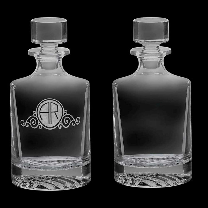 850 ml Personalized Glass Whiskey Decanter