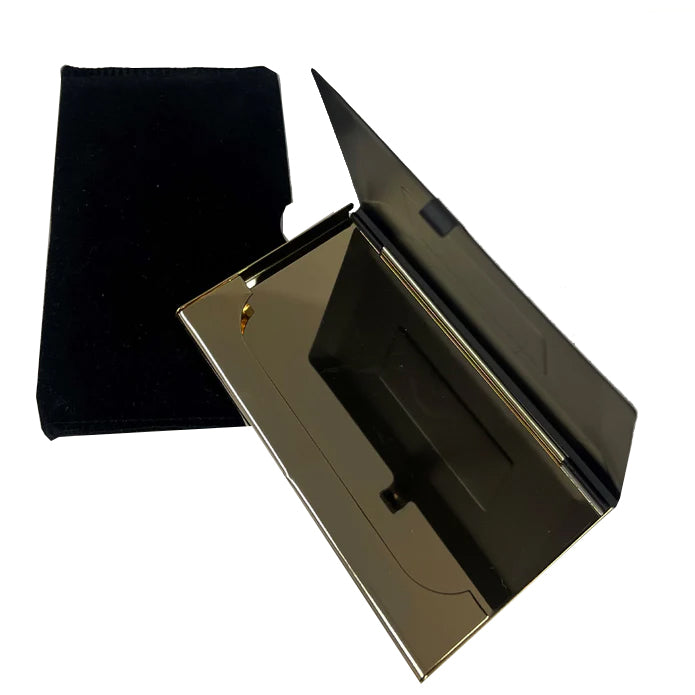 Gold Plated Brass Business Card Holder