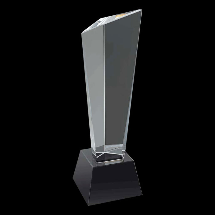 11" Rising Pinnacle 3D Crystal Award