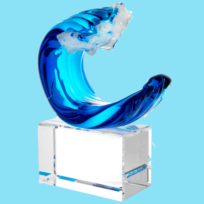 Unique Art Glass Tidal Wave.